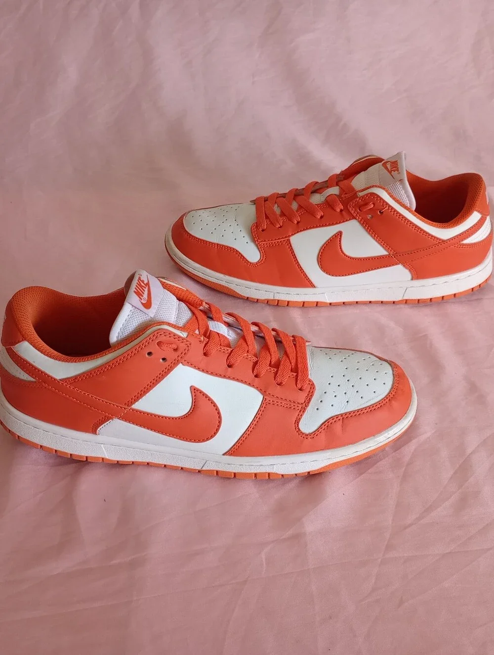 Size 12 - Men’s Nike Dunk Low Syracuse Orange White CU1726-101 Sneaker